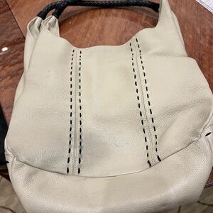 Carlos Falchi Leather Hobo Bag